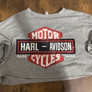 Harley-Davidson Gray Graphic Sweatshirt